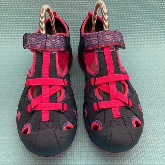 Merrell Woman's Hydro Waterproof Hiking Active Sandal Gray /Pink Size US 5 - Picture 2 of 8